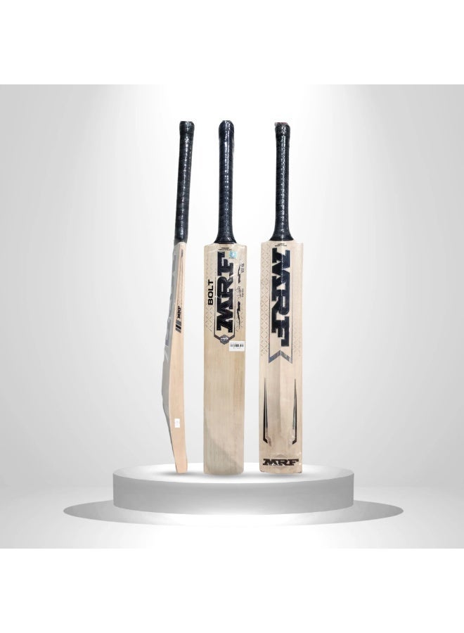 MRF Bolt Premium Hand-Picked Kashmir Willow Adult Cricket Bat - SH - Image 1